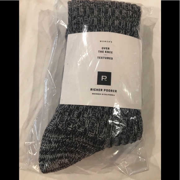 Richer Poorer Accessories - Over the knee charcoal gray socks. NEW. OS.